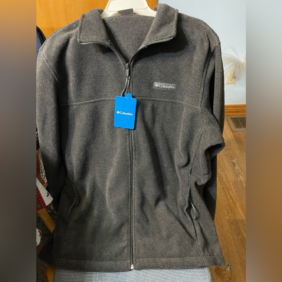 Columbia Men's Charcoal Zip-Up Jacket Size Large. NWT! - Picture 4 of 11